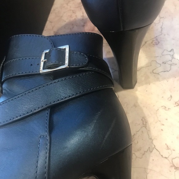 Chanel Boots Booties Heels Blue - Picture 6 of 9